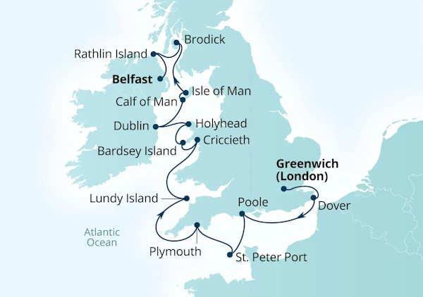 Seabourn Venture Cruises Map Itinerary 2027