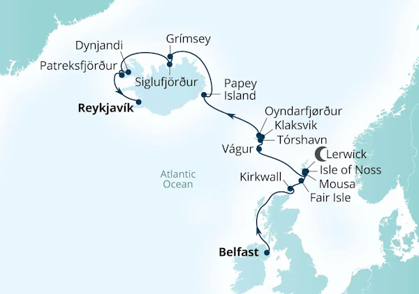 Seabourn Venture Cruises Map Itinerary 2027