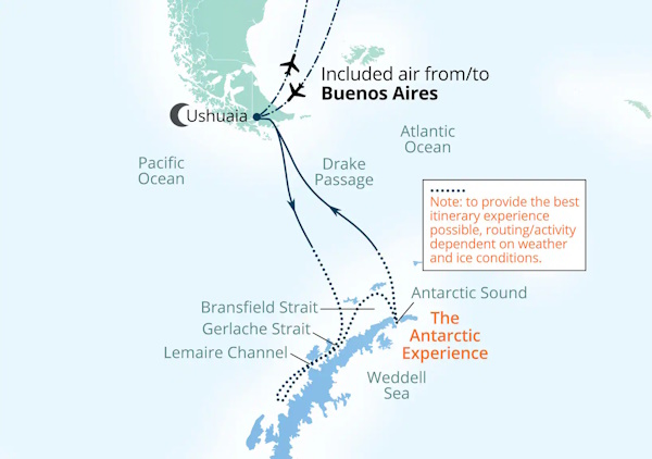 Seabourn Venture Cruises Map Itinerary 2028
