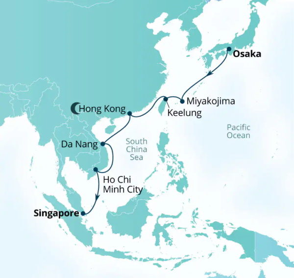 Seabourn Encore Cruises Map Itinerary 2026