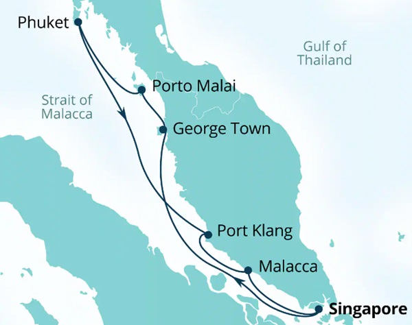 Seabourn Encore Cruises Map Itinerary 2026