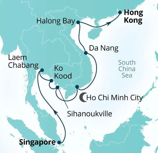Seabourn Encore Cruises Map Itinerary 2026