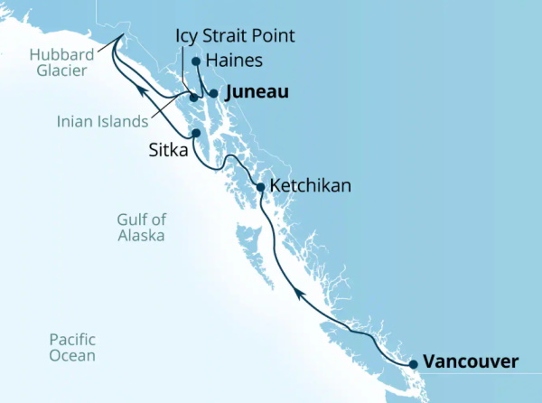 Seabourn Encore Cruises Map Itinerary 2027