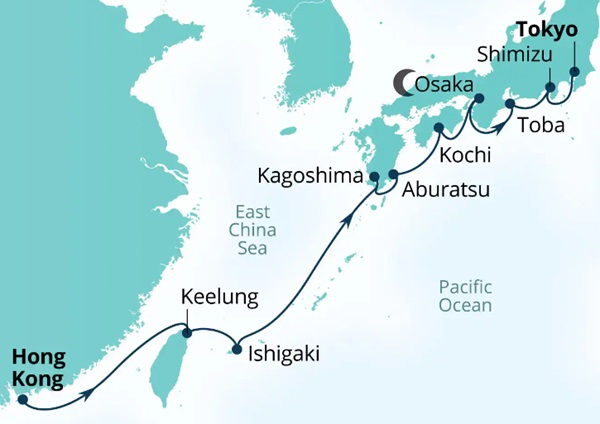 Seabourn Encore Cruises Map Itinerary 2027