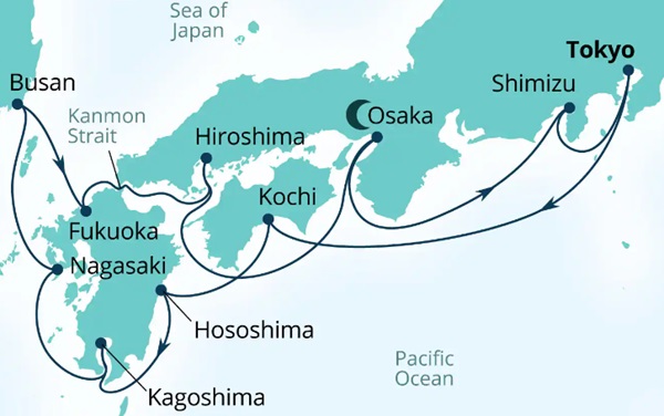 Seabourn Encore Cruises Map Itinerary 2027