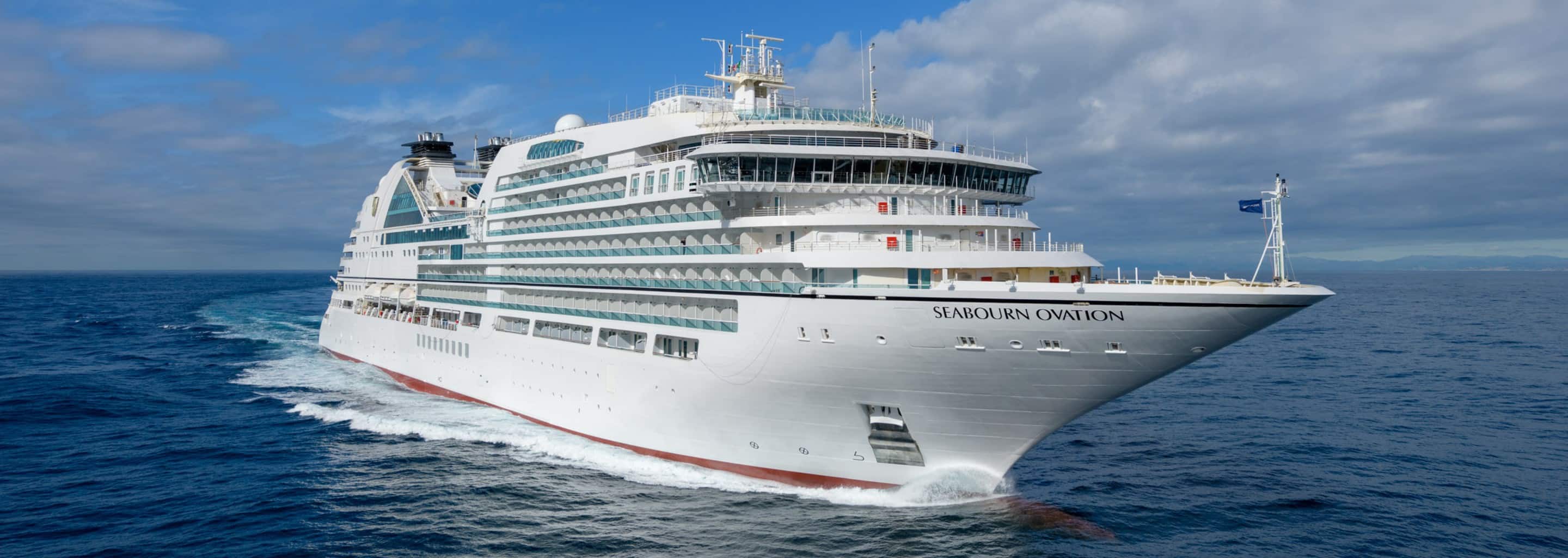 Seabourn Ovation sailing at sea