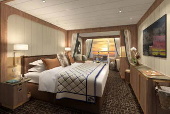 Seabourn Pursuit Category V4, V3, V2, V1 (Veranda Suite)