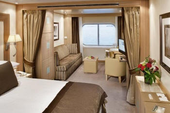 Seabourn Quest Category A1, A (Oceanview Suite)