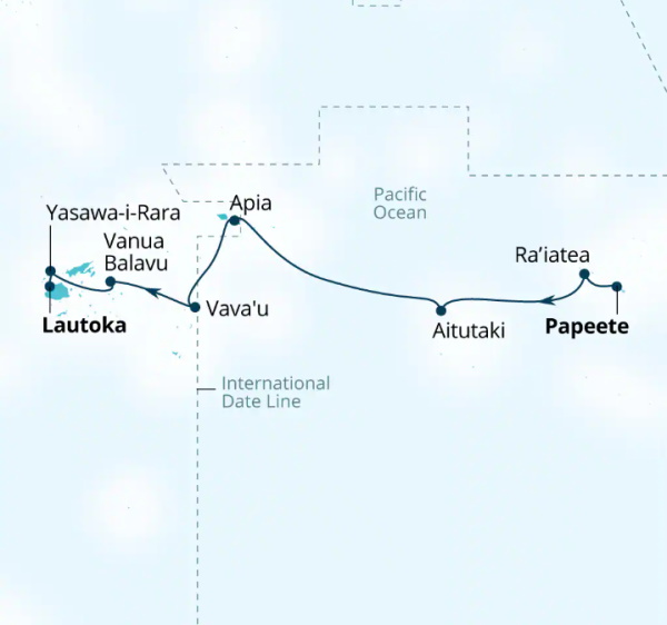 Seabourn Cruises Pursuit Map 2026