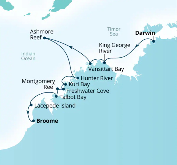 Seabourn Cruises Pursuit Map 2026