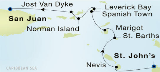 SeaDream II Itinerary 2024