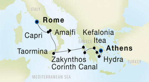 SeaDream Cruise 2 Itinerary 2025