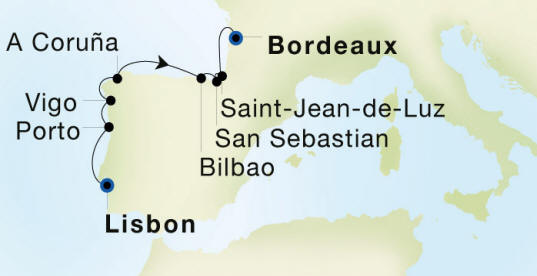 SeaDream 2 2025 Lisbon to Bordeaux