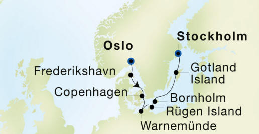 SeaDream 2 2025 Oslo to Stockholm