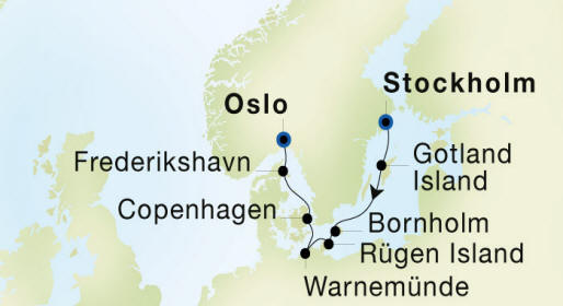 SeaDream 2 2025 Stockholm to Oslo