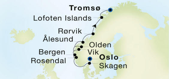 SeaDream 2 2025 Oslo to Troms