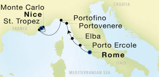SeaDream II Cruise Itinerary 2024