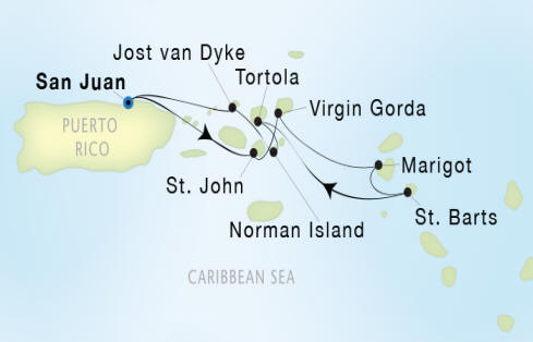 SeaDream II Cruises Itinerary 2018