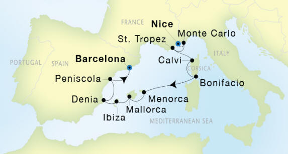 SeaDream I Cruises Itinerary 2018