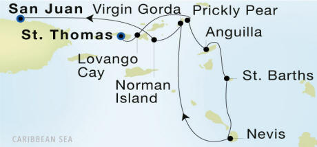 SeaDream 1 cruise Itinerary 2026