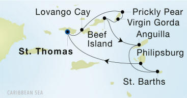 SeaDream 1 cruise Itinerary 2026