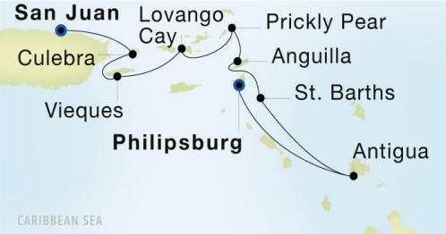 SeaDream 1 cruise Itinerary 2026