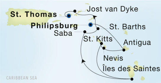 SeaDream 2 cruise Itinerary 2026