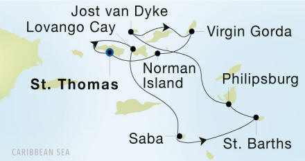 SeaDream 2 cruise Itinerary 2026