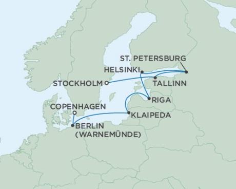 Deluxe Honeymoon Cruises Seven Seas Voyager September 12-22 2026 Copenhagen, Denmark to Stockholm, Sweden