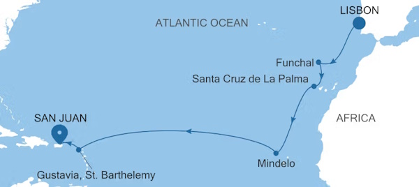 Silversea Cruises Silver Dawn World Cruises Itinerary