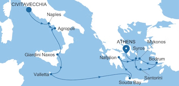 Silversea Cruises Silver Dawn World Cruises Itinerary