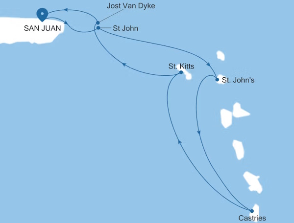 Silversea Cruises Silver Dawn World Cruises Itinerary