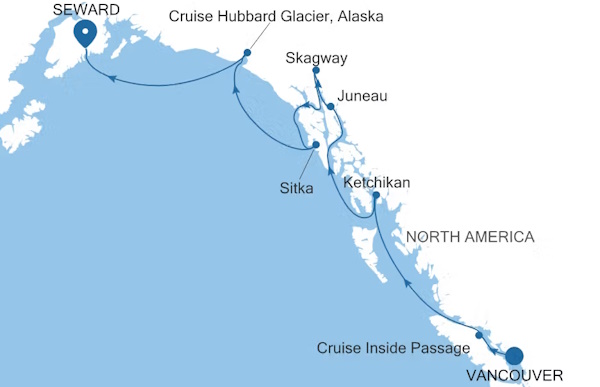 Silversea Cruises Silver Moon Map 2027 World Cruise