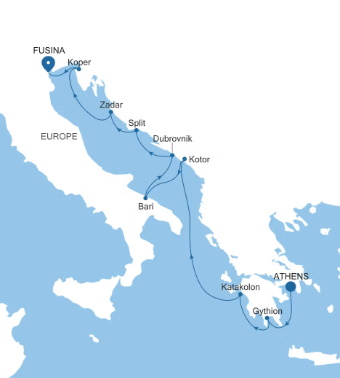 Silversea Cruises World Cruise Silver Nova Map 2027