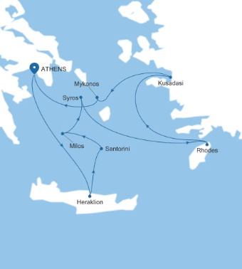 Silversea Cruises World Cruise Silver Nova Map 2027