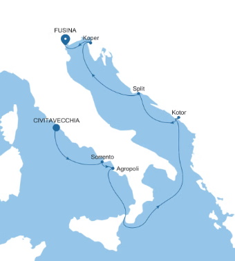 Silversea Cruises Silver Ray Map 2027 World Cruise