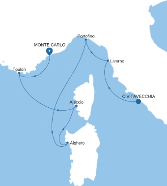 Silversea Cruises Silver Ray Map 2027 World Cruise