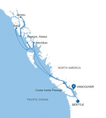 Silversea Cruises 2027 Silver Whisper Itinerary 2027 World Cruise Seattle (Washington) to Vancouver