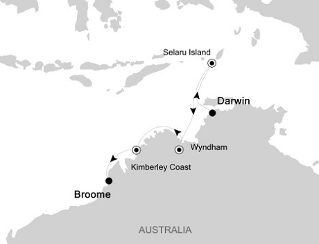 Luxury Cruises Just Silversea Silver Origin April 17-27 2026 Darwin to Broome