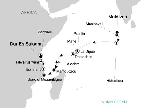 Silversea Silver Discoverer December 17 2016 January 3 2017 Male to Dar Es Salaam
