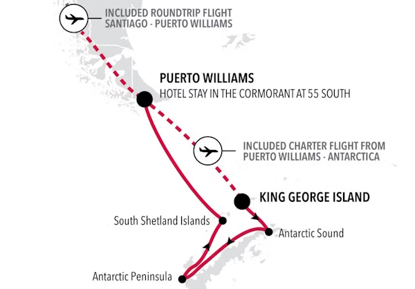 Silversea Cruises Silver Endeavour Map 2027 World Cruise