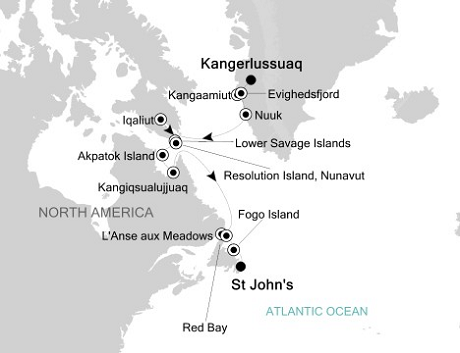 Luxury Cruises Just Silversea Silver Explorer September 9-21 2026 Kangerlussuaq to St John's, Newfoundl