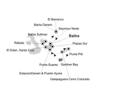 Silversea Silver Galapagos November 5-12 2016 Baltra, Galapagos to Baltra, Galapagos
