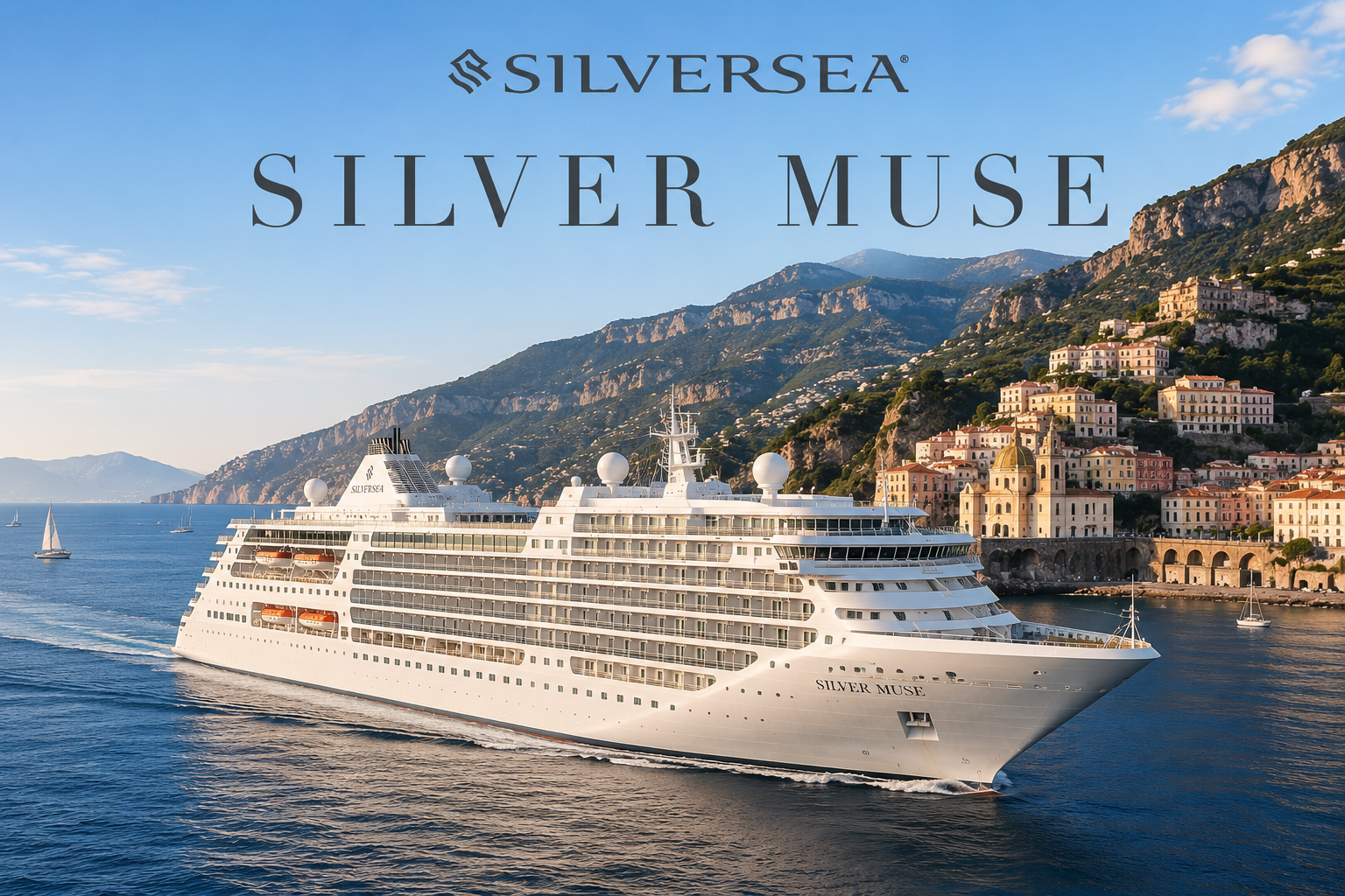 Silversea Silver Muse luxury cruise ship with Deluxe Cruises