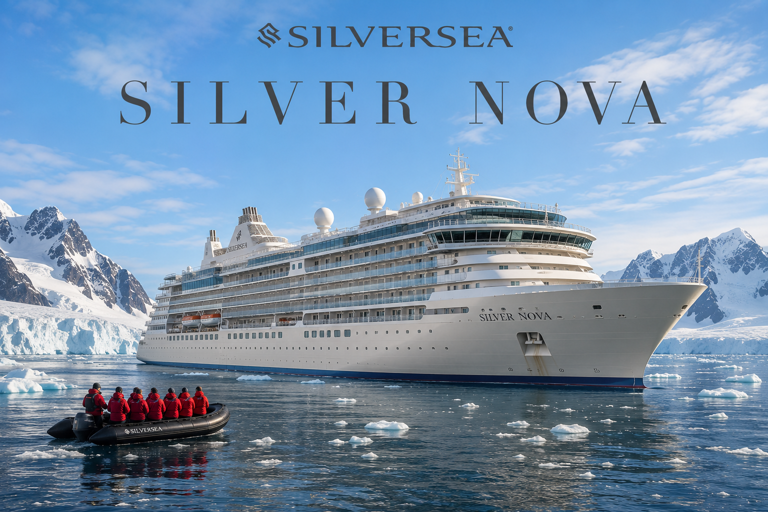 Silversea Silver Nova luxury cruise ship with Deluxe Cruises