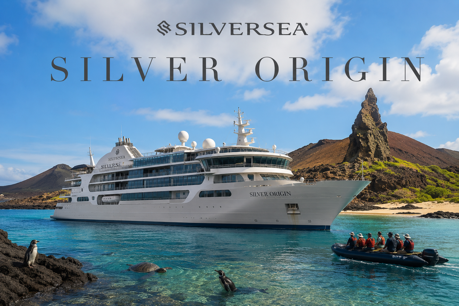 Silversea Silver Origin luxury cruise ship with Deluxe Cruises