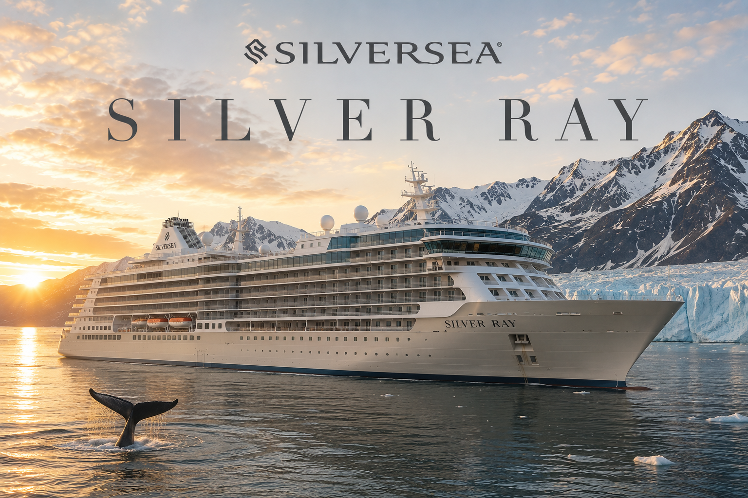Silversea Silver Ray luxury cruise ship with Deluxe Cruises