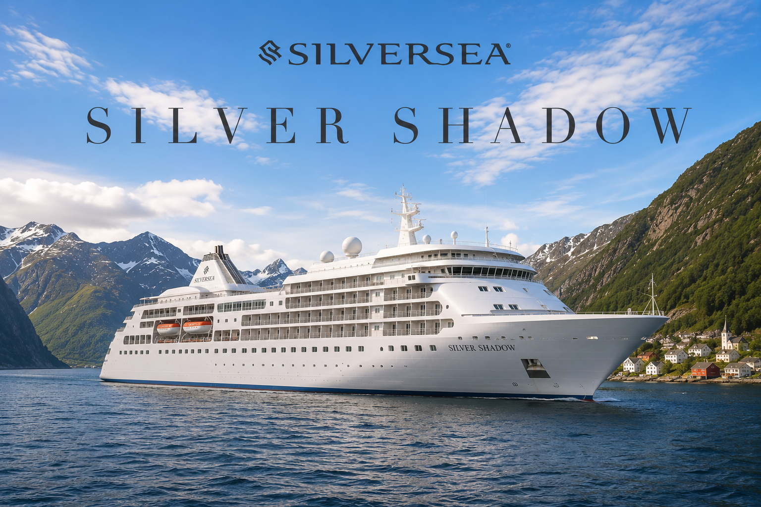 Silversea Silver Shadow luxury cruise ship with Deluxe Cruises