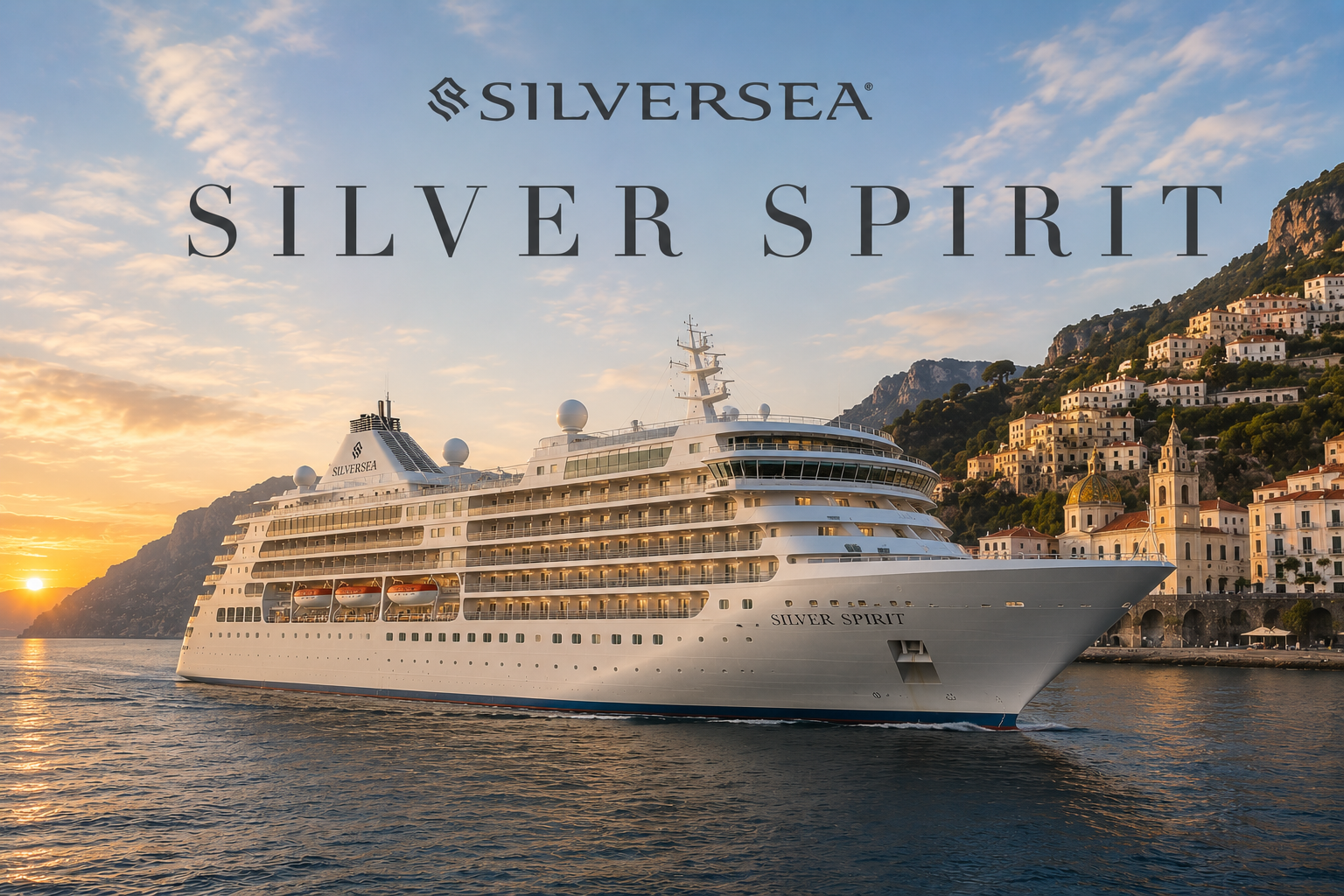 Silversea Silver Spirit luxury cruise ship with Deluxe Cruises