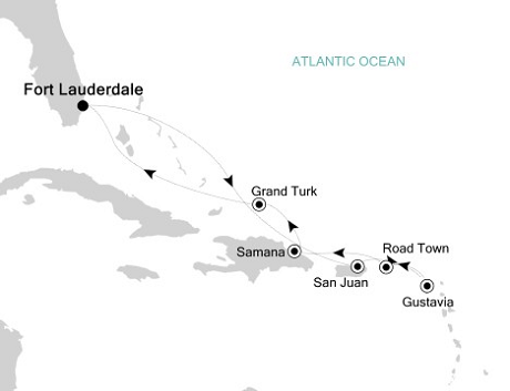 Luxury World Cruise SHIP BIDS - Silversea Silver Wind December 12-21 2025 Fort Lauderdale, Florida to Fort Lauderdale, Florida